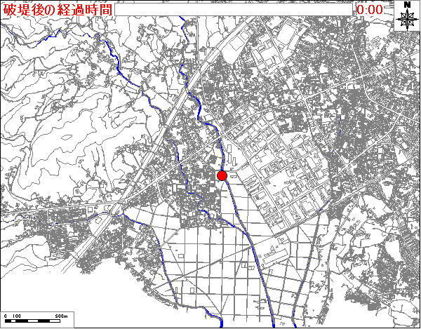 鈴川浸水図